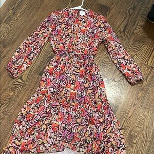 Misa Floral Long Sleeve Dress- barely worn excellent condition